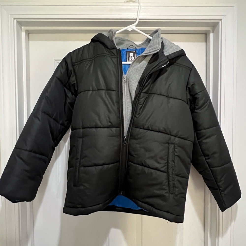 Gently Used Boys Black Winter Coat